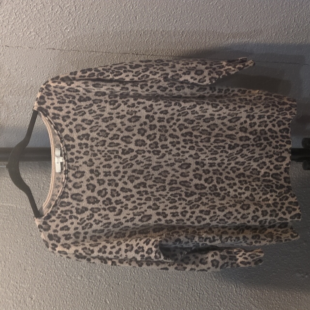 Animal print sweater